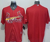 St. Louis Cardinals Customized Men's Red New Cool Base Stitched MLB Jersey,baseball caps,new era cap wholesale,wholesale hats